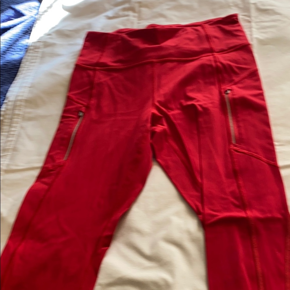 Athleta lined leggings.